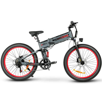 Elektryczny rower górski SAMEBIKE LO26 Plus z grubymi oponami
