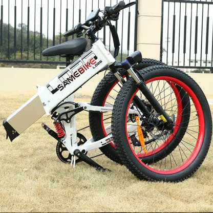 Elektryczny rower górski SAMEBIKE LO26 Plus z grubymi oponami