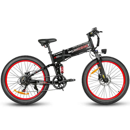 Elektryczny rower górski SAMEBIKE LO26 Plus z grubymi oponami