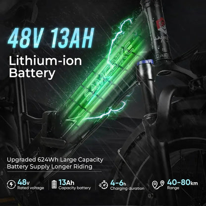 SAMEBIKE LOTDM200-II Step-Thru Electric Bike