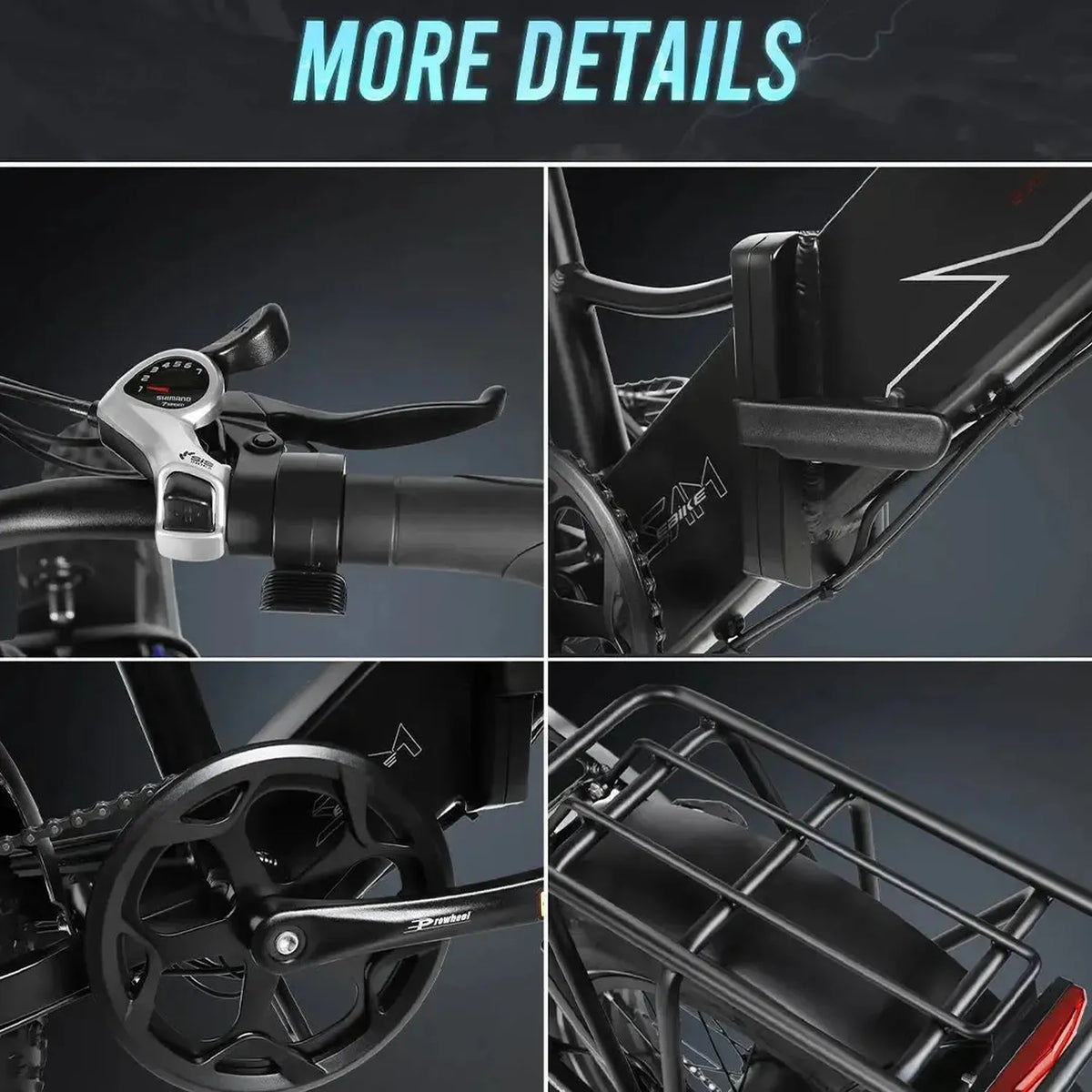 SAMEBIKE LOTDM200-II Step-Thru Electric Bike exclusive at Punk Ride