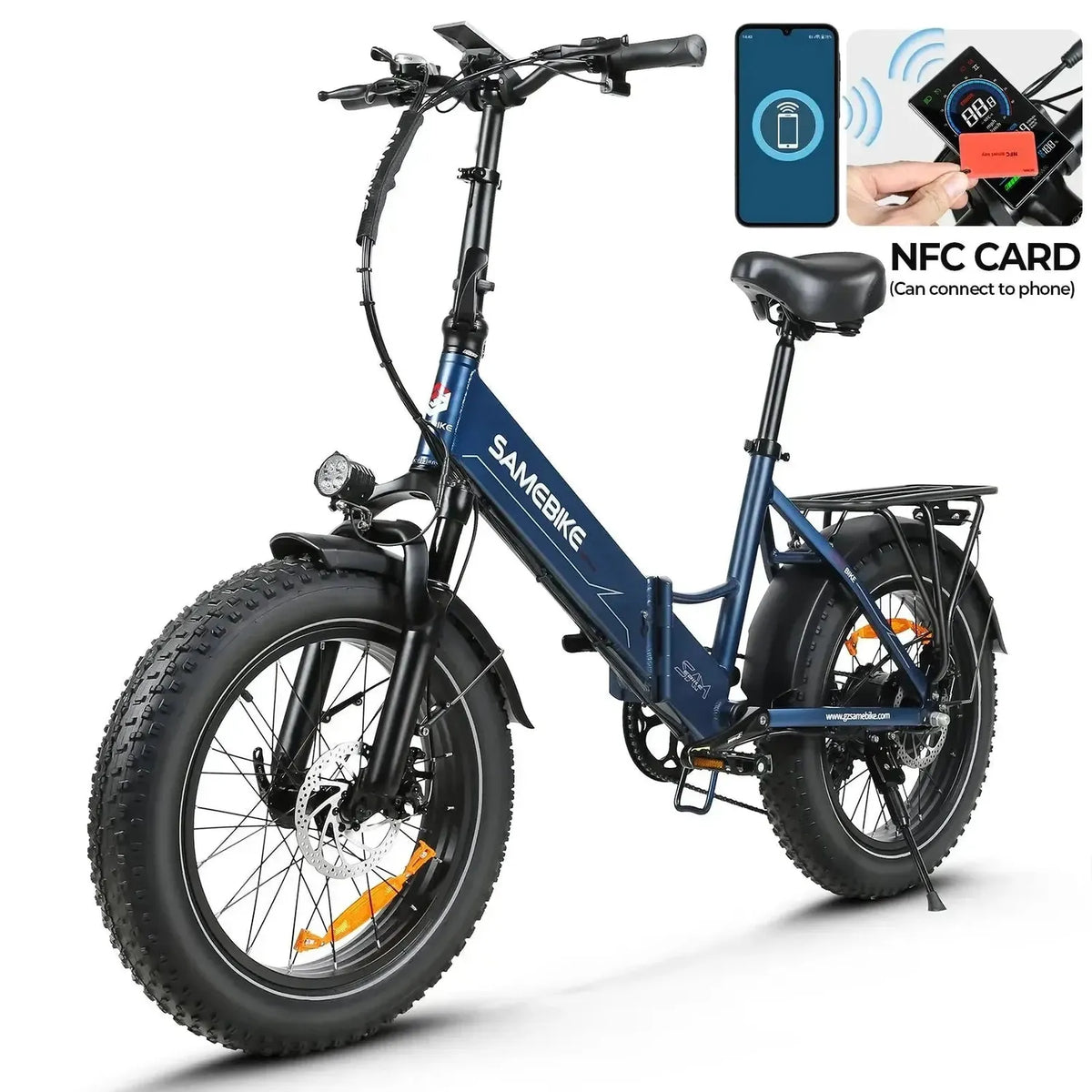 SAMEBIKE LOTDM200-II Step-Thru Electric Bike exclusive at Punk Ride