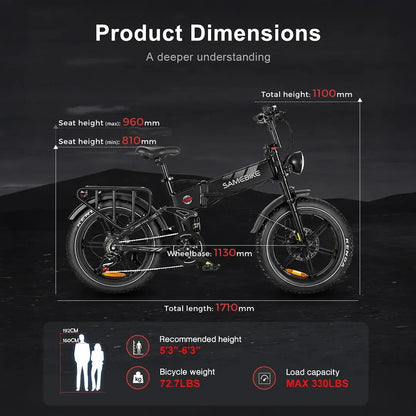 SAMEBIKE RS-A02 Plus Off-Road Electric Bike