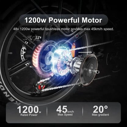 SAMEBIKE RS-A02 Plus Off-Road Electric Bike