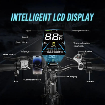 SAMEBIKE RS-A02 Pro Off-Road Electric Bike