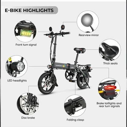 SAMEBIKE YINYU14 Folding E-Bike