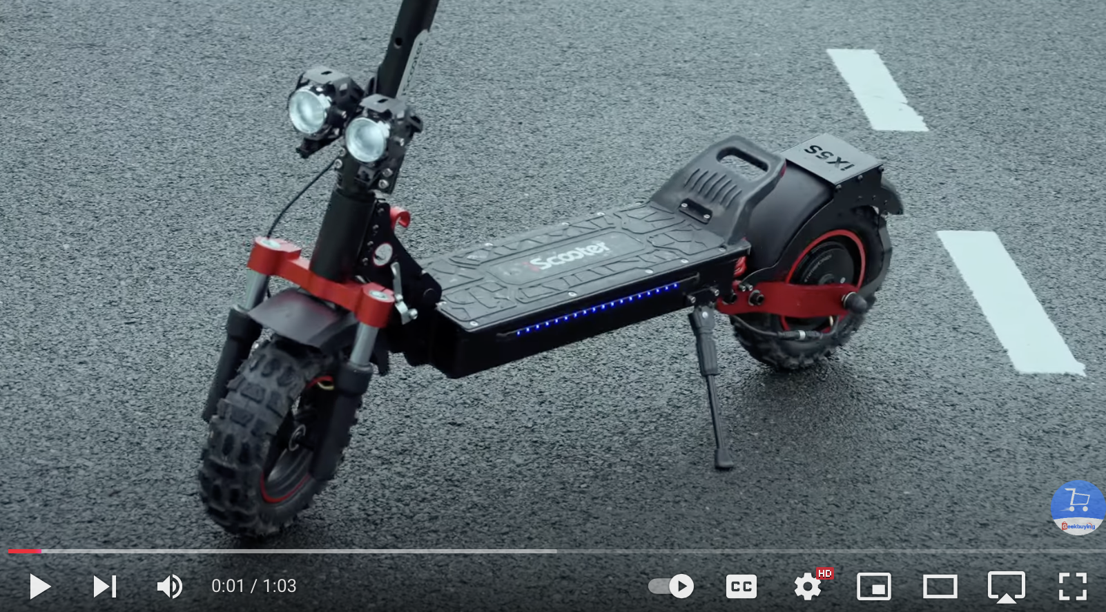 Load video: iScooter i10 electric scooter