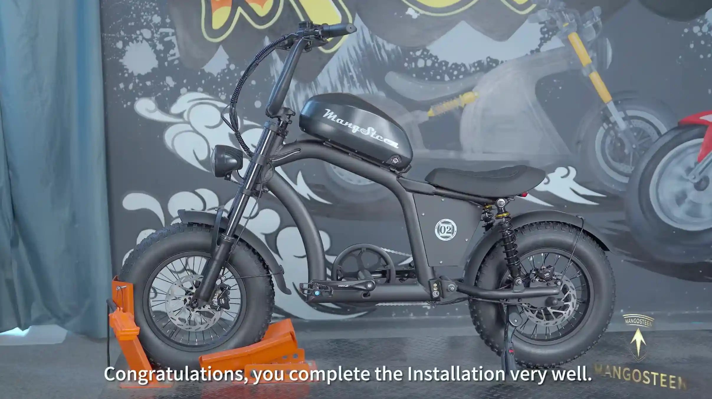 Încărcați videoclipul: Bicicletă Electrică Mini MANGOSTEEN FT02