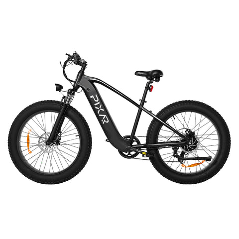 PIXAR® Space1 Fat-Tyre Electric Bike – 48V 500W Motor, 20Ah Battery, 7-Speed, 25 km/h (15.5 mph), Up to 120 km (75 mi) Range