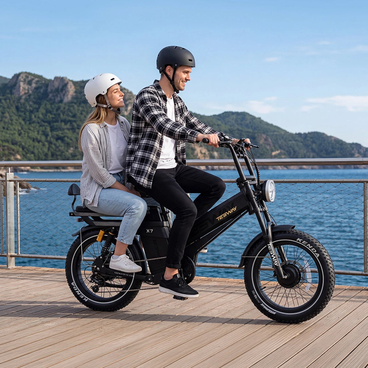 TESWAY X7 AWD electric bike cargo configuration