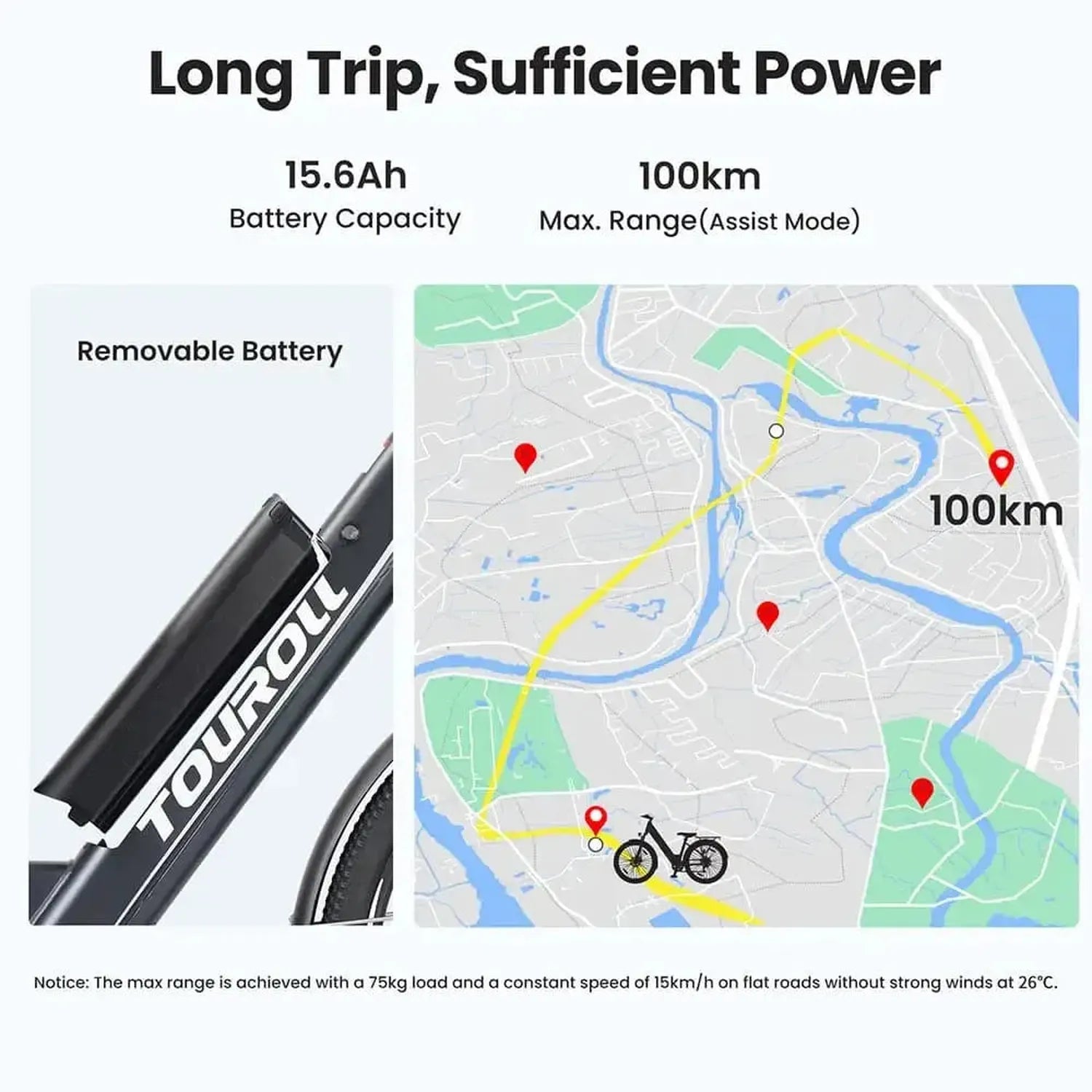 TOUROLL J1 Step-Thru Trekking Electric Bike exclusive at Punk Ride