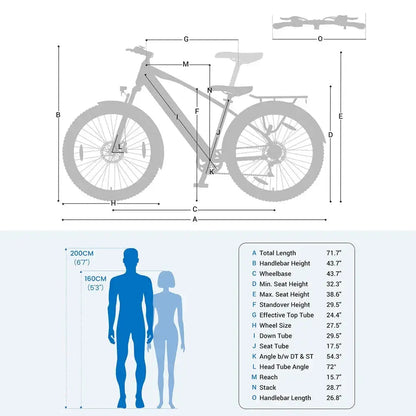 TOUROLL J1 Trekking Electric Bike