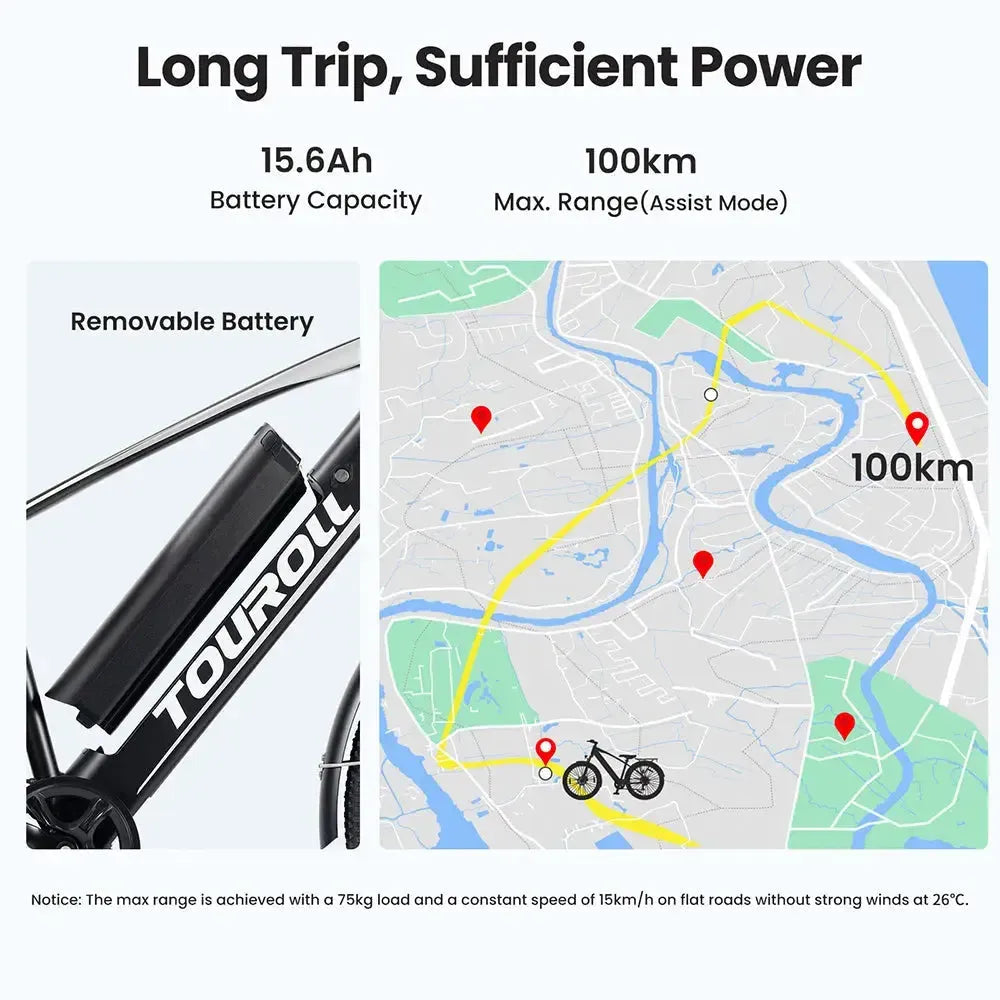 TOUROLL J1 Trekking Electric Bike