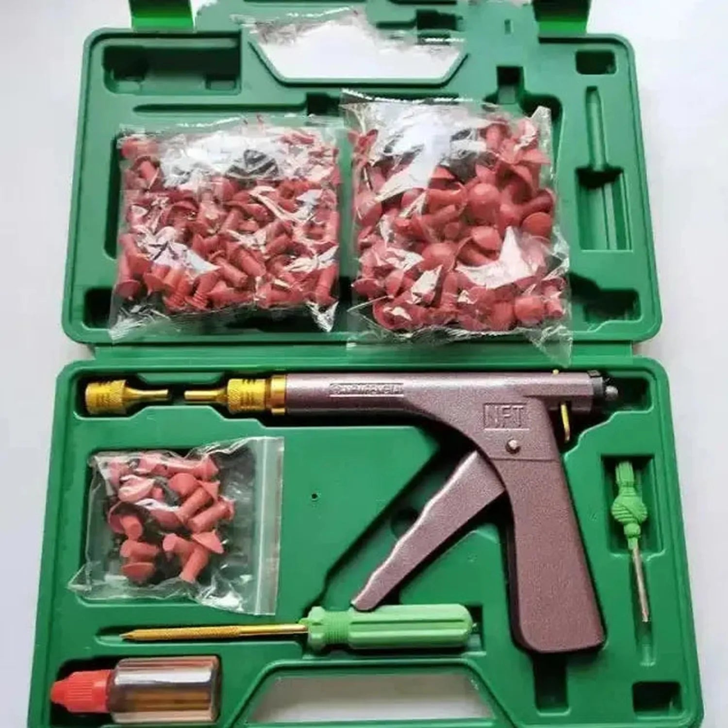 Professional Tire Repair Kit Plug Tool Set with Carry Case 70 to 100pcs