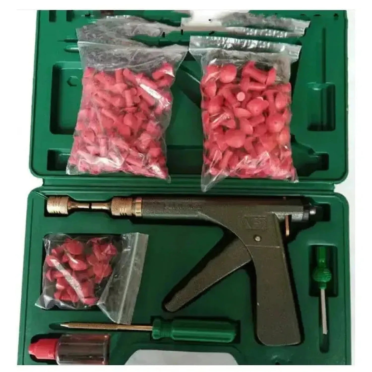 Professional Tire Repair Kit Plug Tool Set with Carry Case 70 to 100pcs