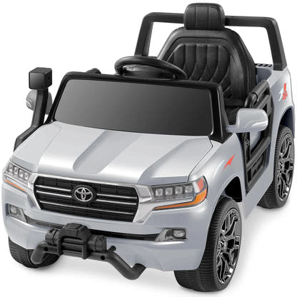 Toyota Kids Ride On Car 12V – Remote Control, Bluetooth, Storage & DIY Blocks Area