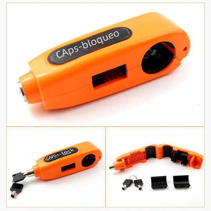 Universal Anti Theft Grip Lock for Motorcycles and E Bikes