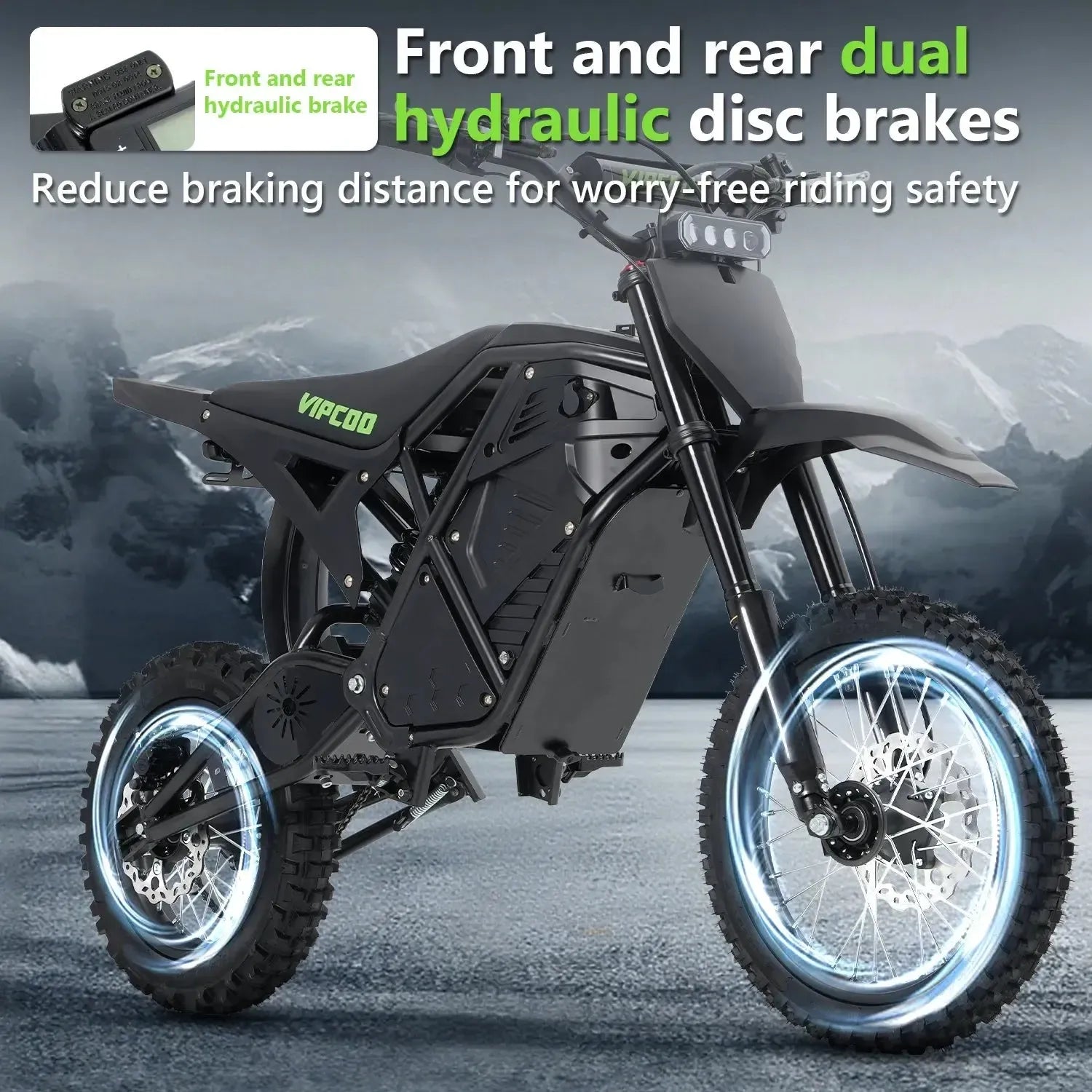 VIPCOO H3 Dirt Electric Bike