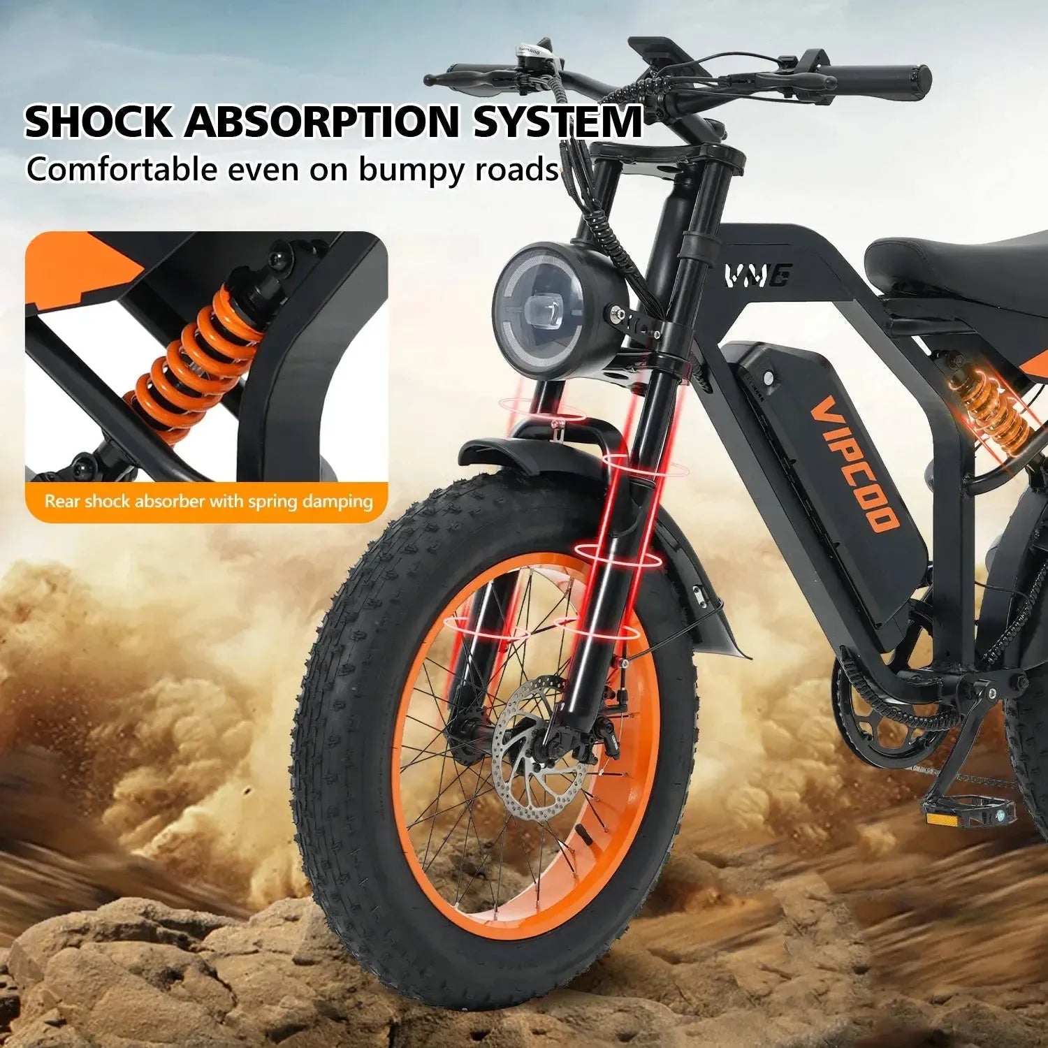 VIPCOO VM6 Fat Tire Electric Bike