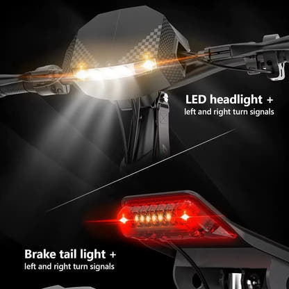 VIPCOO VS3 Electric Scooter Long Range Foldable with Dual Disc Brakes