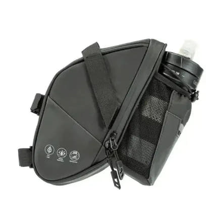 Waterproof Bike Saddle Bag with Bottle Pocket 1.5L for Road MTB E-Bikes