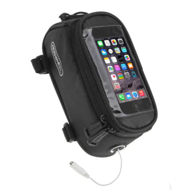 Bicycle Front Frame Bag with Touchscreen Phone Holder
