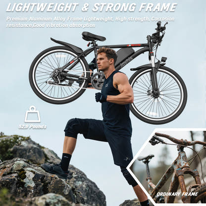 Supplier illustration of the Joyhis-branded AOVOPRO BK520 frame and complete bike