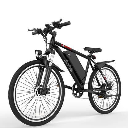 AOVOPRO BK520 electric bike with Joyhis branding, front three-quarter view
