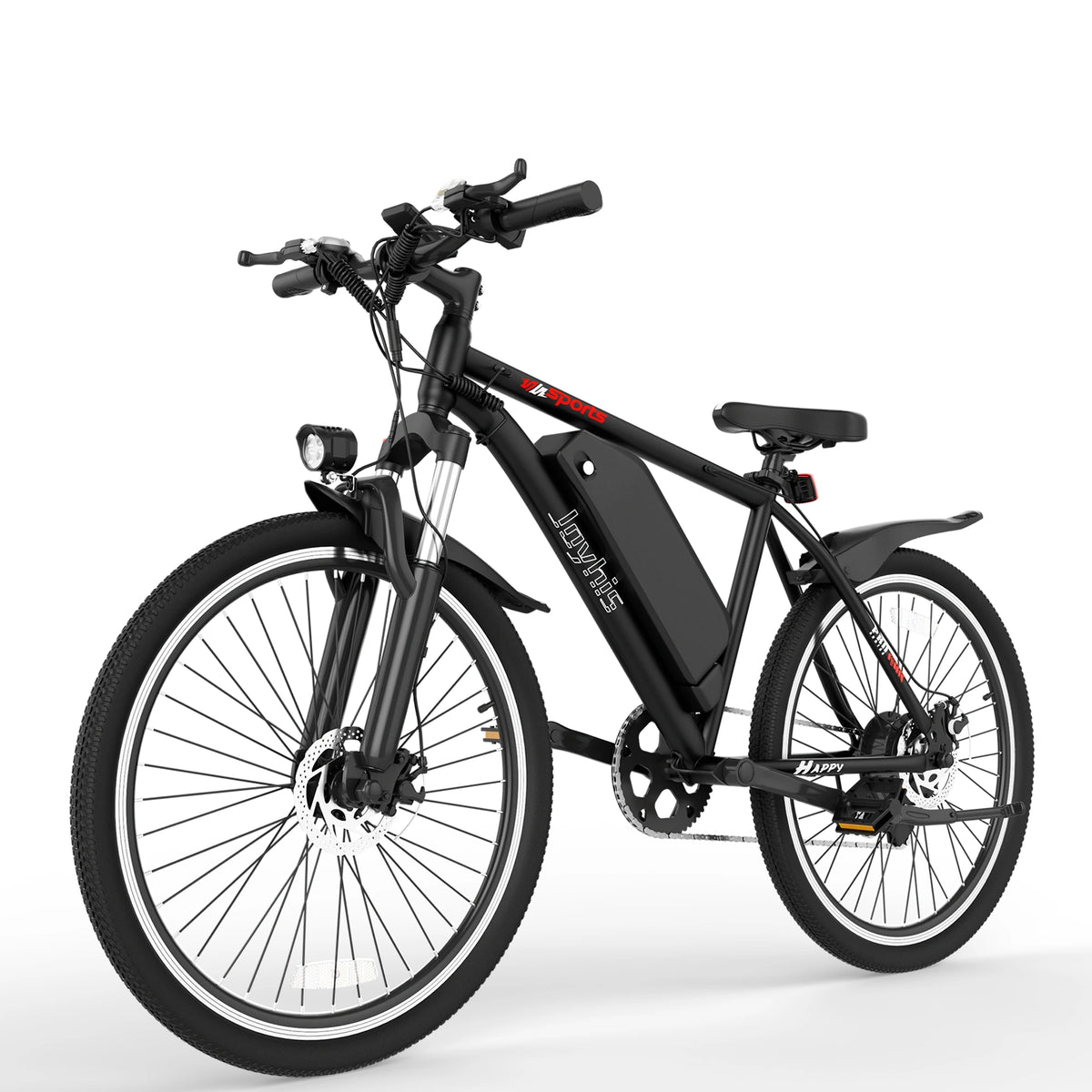 AOVOPRO BK520 electric bike with Joyhis branding, front three-quarter view