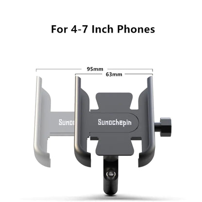 Bicycle and Motorcycle Phone Holder - Aluminum Alloy