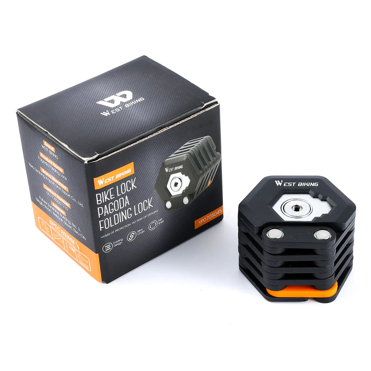 West Rider Bicycle Lock with Key for Mountain and Electric Bikes
