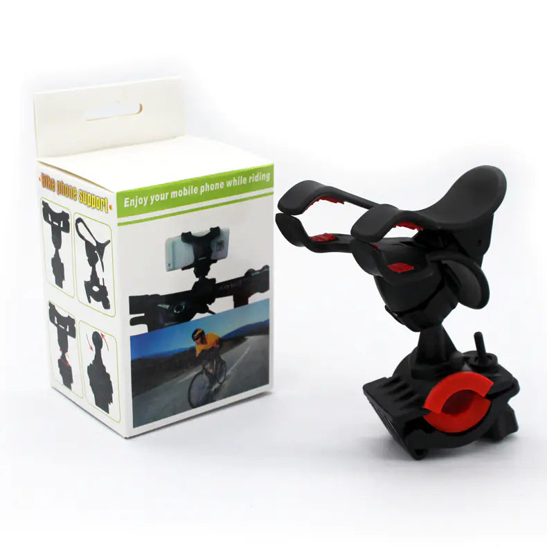 Bicycle Phone Holder with Dual Clamp for Easy Use