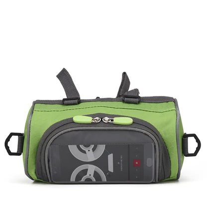 Bicycle Front Bag with Phone Holder for Handlebars