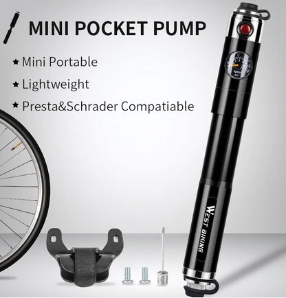 Handheld Bicycle Pump by WEST BIKING