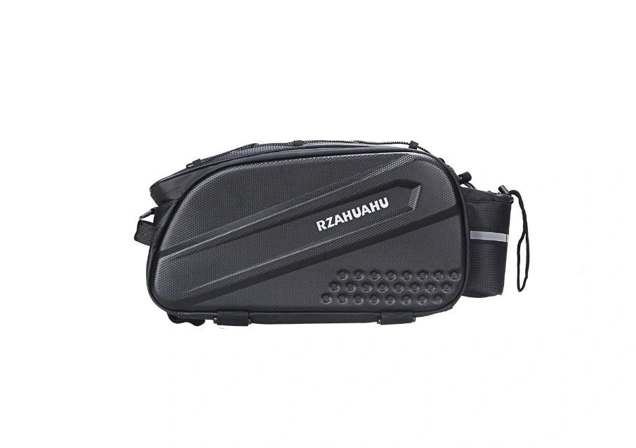 Black 14L Multifunctional Bicycle Rear Rack Bag (Single Item) shown on white background
