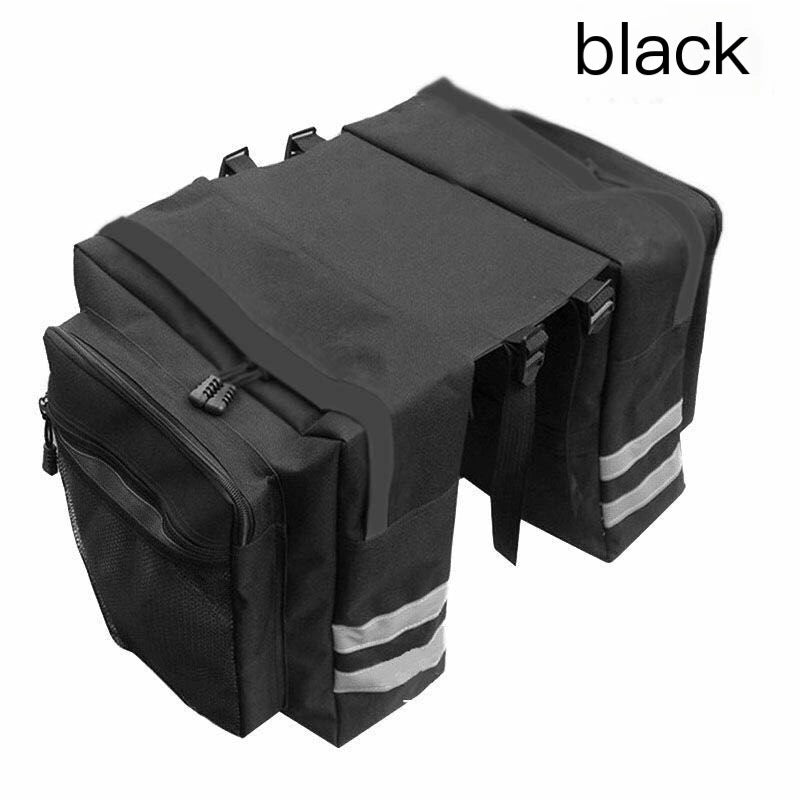Black Bicycle Rear Camelbak Touring Cycling Bike Bag (One) shown on white background