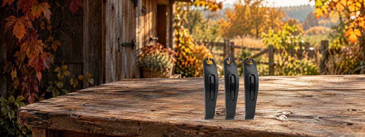 psler Bicycle Tyre Levers — Pack of 3 in an autumn setting for Bicycle Repair Tools