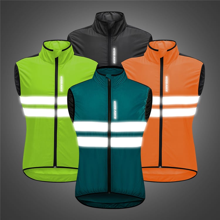 Black Sleeveless Cycling Vest