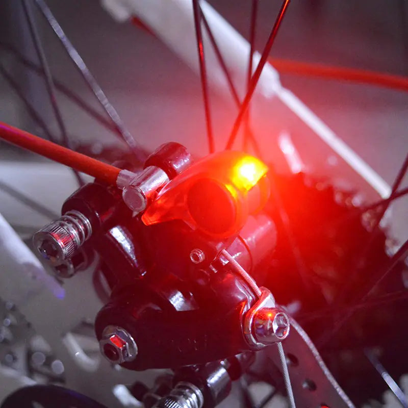 Mini Bicycle Brake Light - Waterproof LED Signal Light