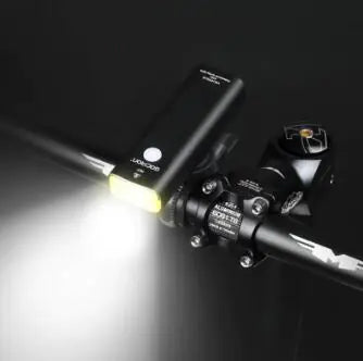 USB Rechargeable Bicycle Light with Powerful Flashlight