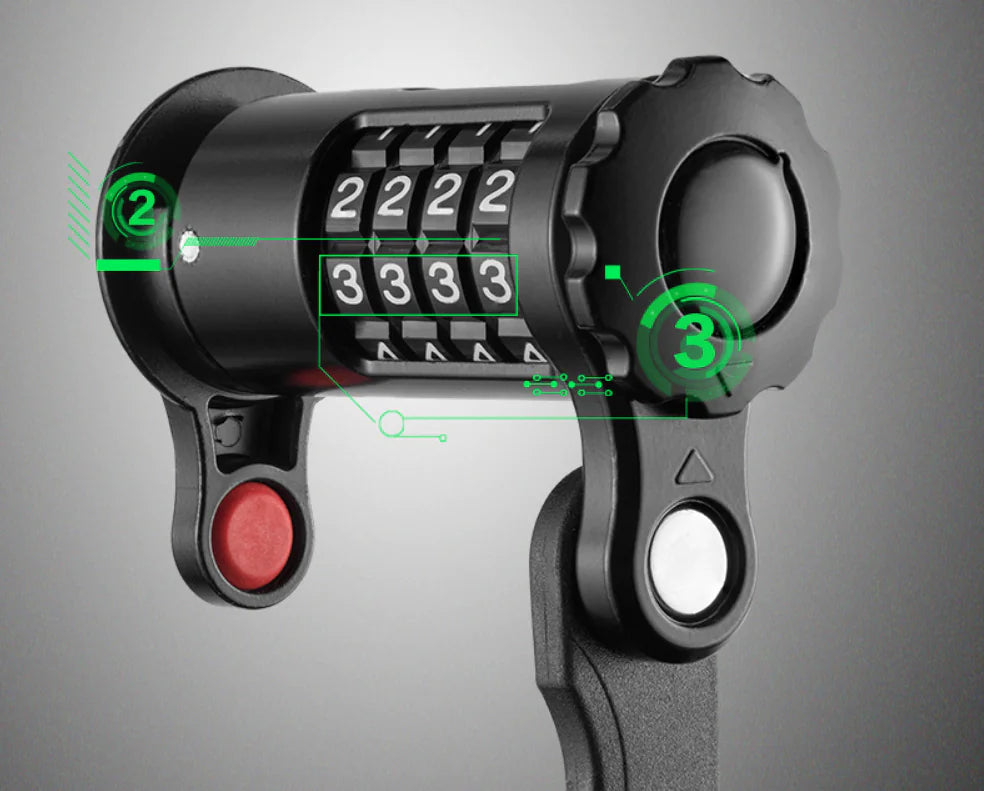 Bicycle Lock Anti-Theft Chain for Mountain and Electric Bikes