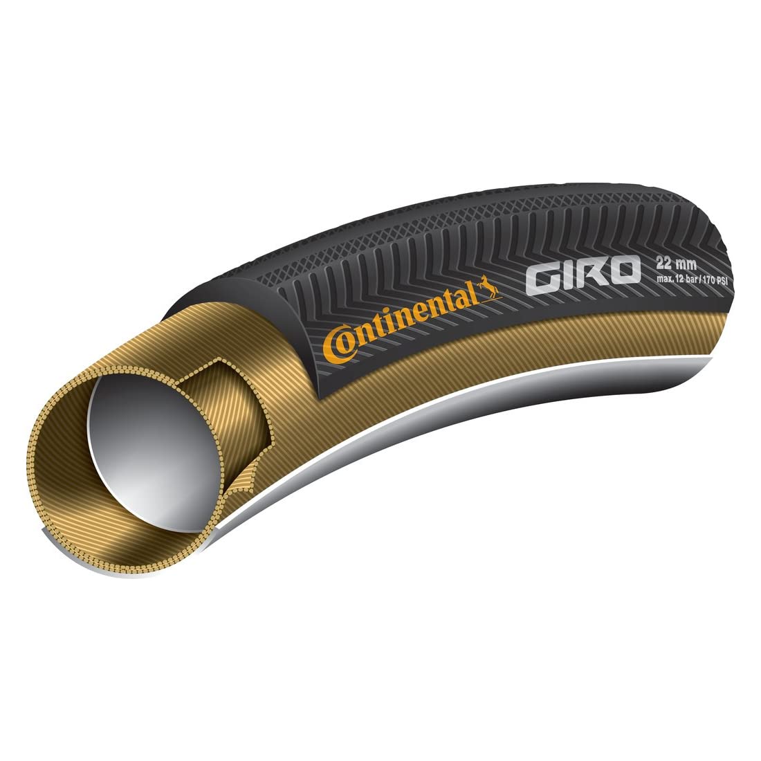 Continental Giro Tubular Road Tyre - 700 x 22c