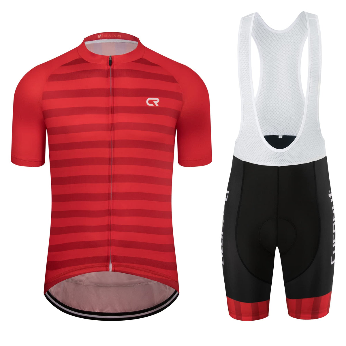 CR Mens Short-Sleeve Jersey and Bib-Shorts Set