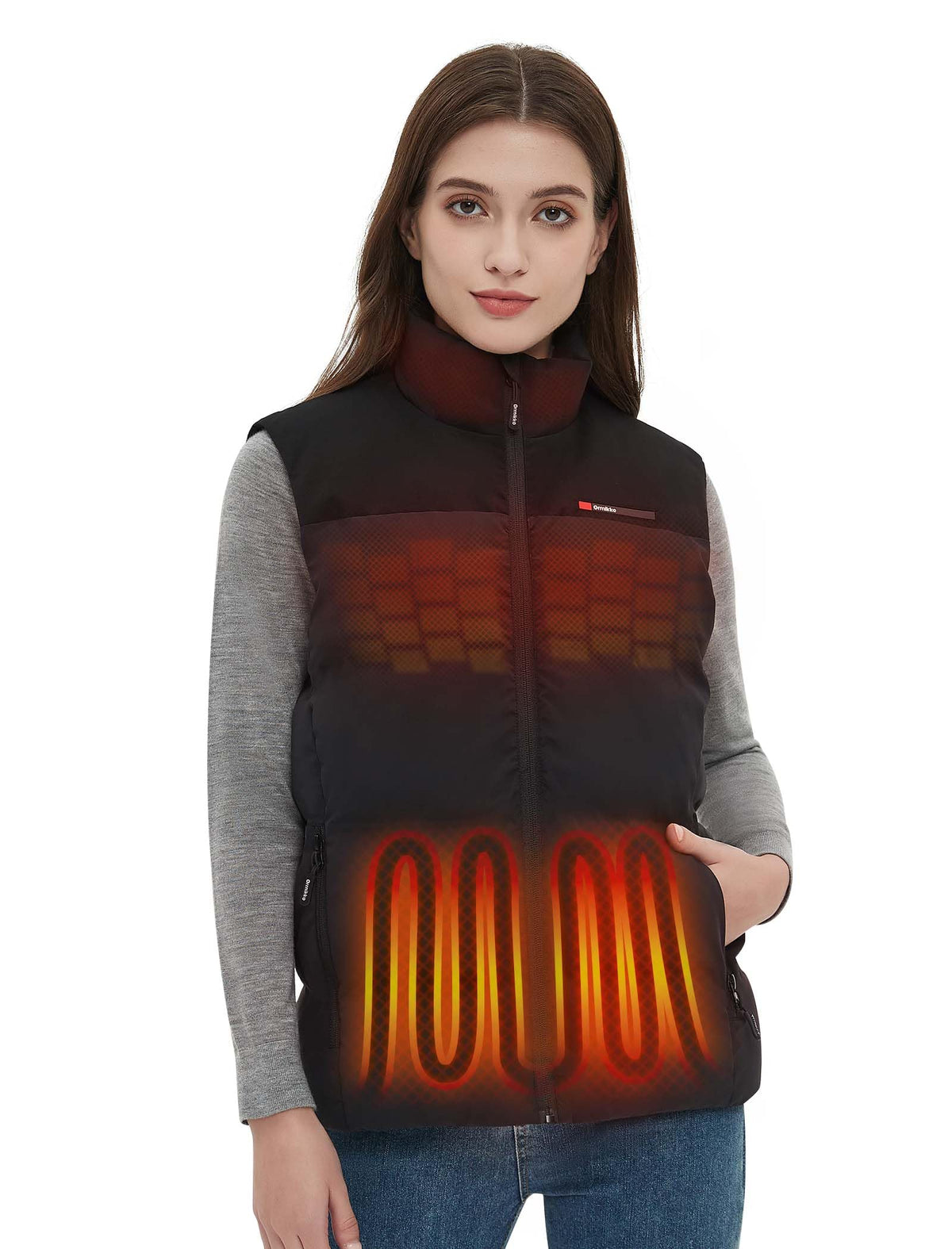 ORRNIKKO Womens Heated Collar Vest