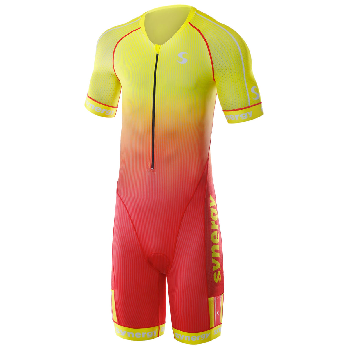 Synergy Mens Elite Short-Sleeve Triathlon Suit