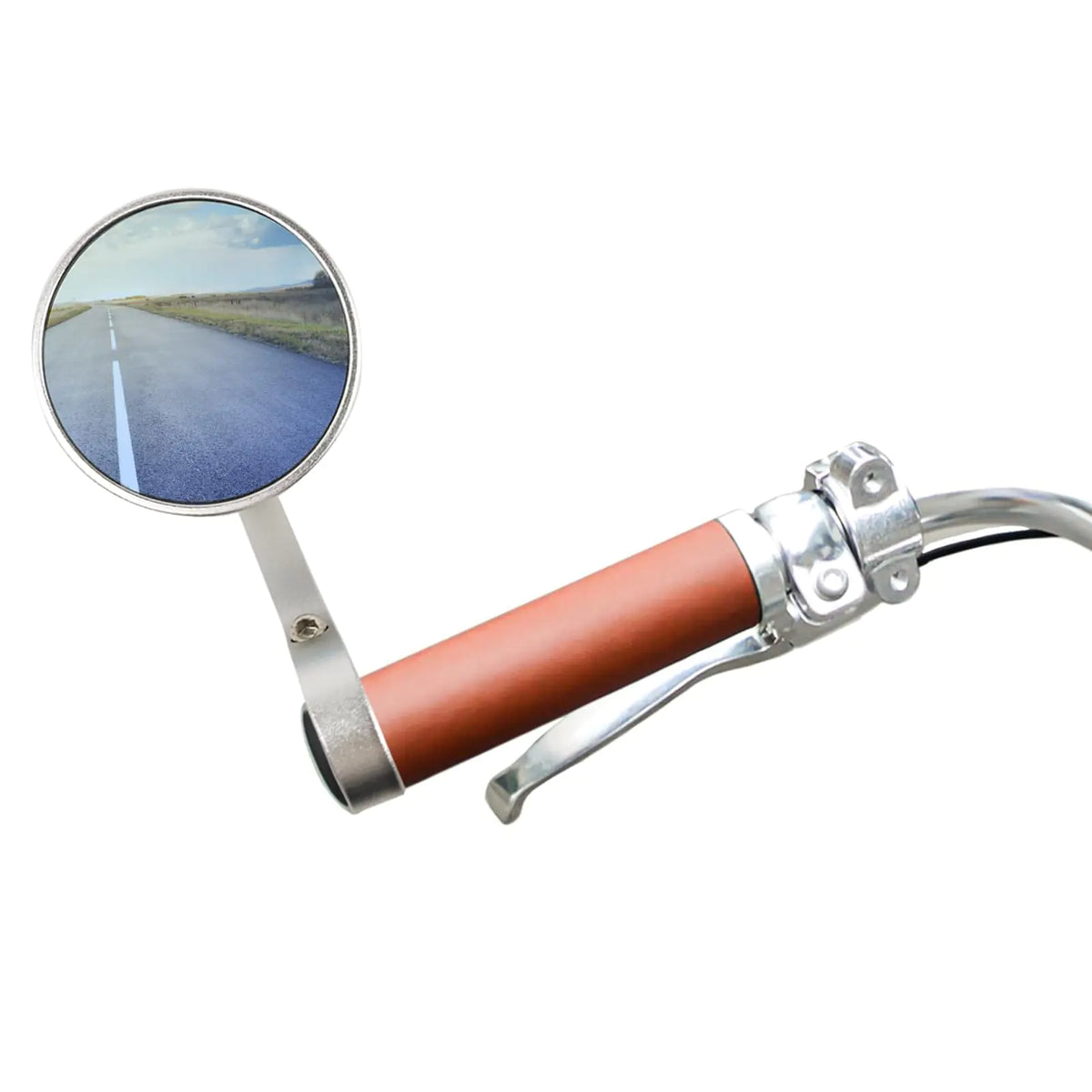 XIFOWE Round Bar-End Bicycle Mirror – Silver