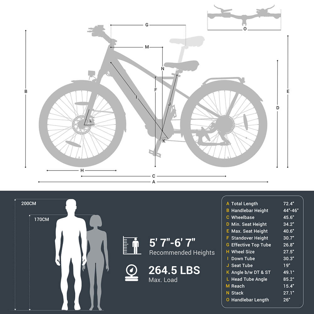 Eleglide C1 Electric Trekking Bike