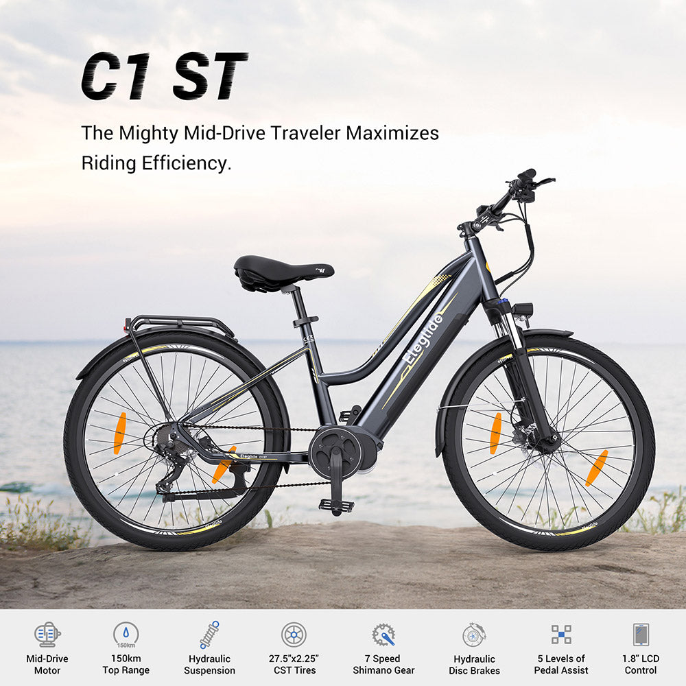 Eleglide C1 Step-Thru Electric Trekking Bike