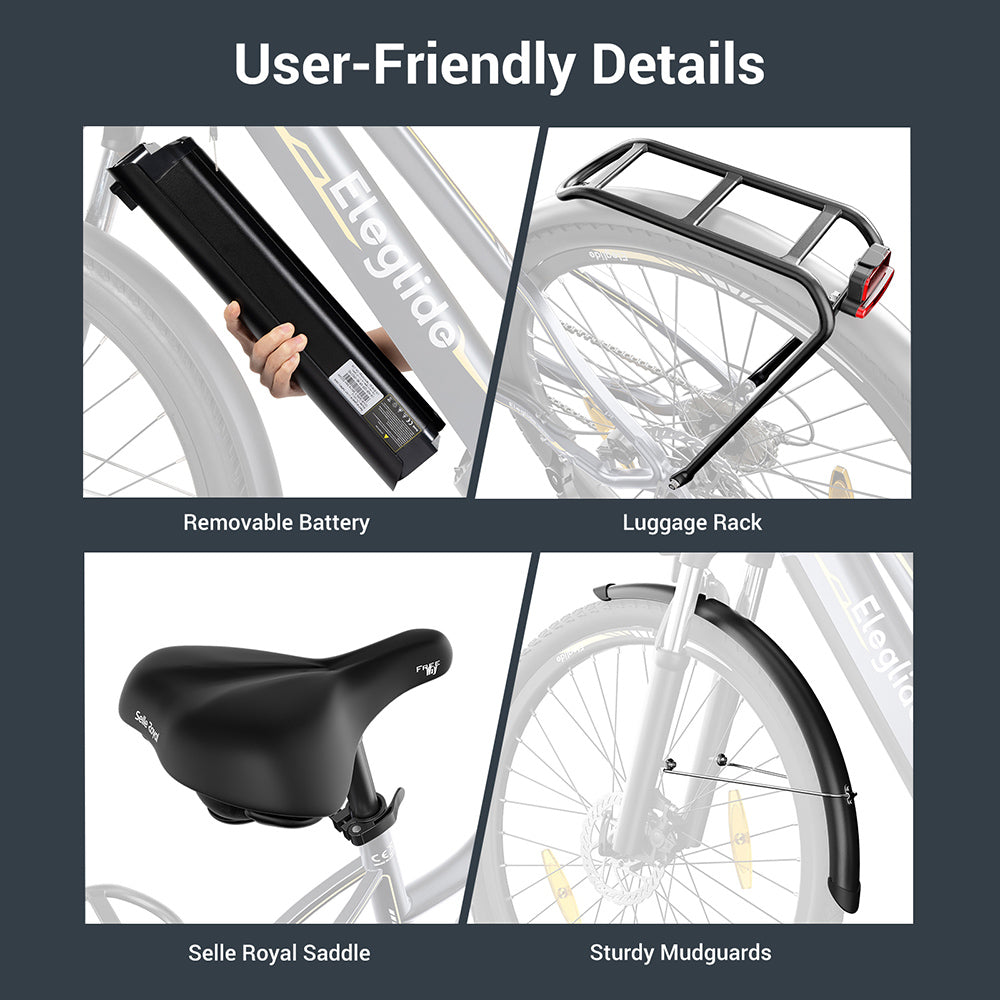 Eleglide C1 Step-Thru Electric Trekking Bike