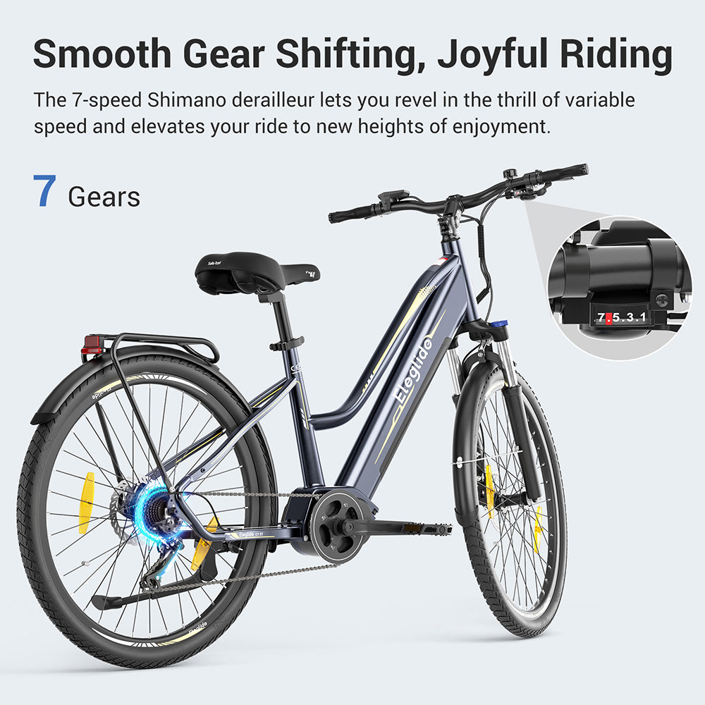 Eleglide C1 Step-Thru Electric Trekking Bike